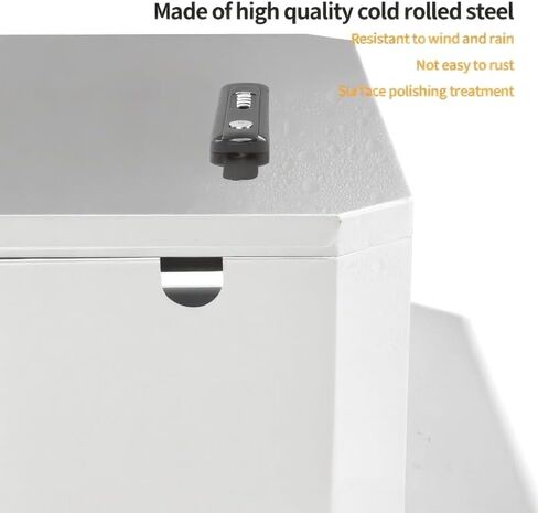 Wall-Mounted 1.2mm Cold Rolled Steel Electric Vehicle Charging Protection Box for Tesla, Waterproof Indoor/Outdoor Enclosure with Lock | Seamless One-Piece Design. in Kuwait