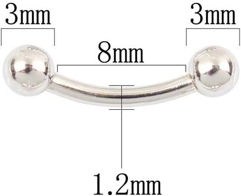 16G Simple Benly Belly Belly Button Ring للنساء 925 Sterling Silver Internal Thread Classic Sexy Tragus Lip Tragus Stud Helix Conch labret reing in Saudi Arabia