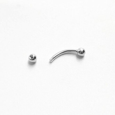 16G Simple Benly Belly Belly Button Ring للنساء 925 Sterling Silver Internal Thread Classic Sexy Tragus Lip Tragus Stud Helix Conch labret reing in Saudi Arabia