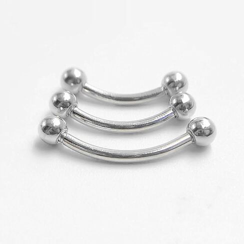 16G Simple Benly Belly Belly Button Ring للنساء 925 Sterling Silver Internal Thread Classic Sexy Tragus Lip Tragus Stud Helix Conch labret reing in Saudi Arabia