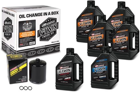 V-Twin Oil Change Kit Mineral w/Black Filter, Evolution in Saudi Arabia