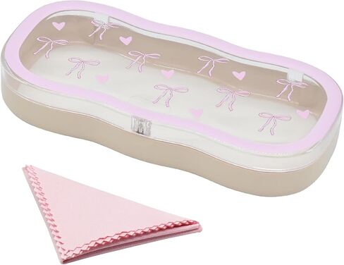Glasses Case Hard Shell, Cute Sunglasses Case, Glass Cases for Eyeglasses Women, Clear Reading Eye Glass Cases in Saudi Arabia