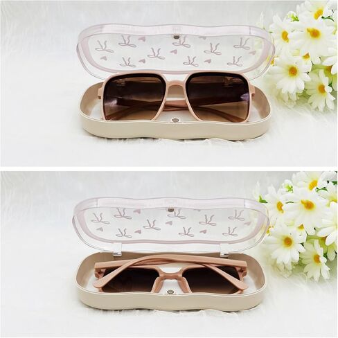 Glasses Case Hard Shell, Cute Sunglasses Case, Glass Cases for Eyeglasses Women, Clear Reading Eye Glass Cases in Saudi Arabia