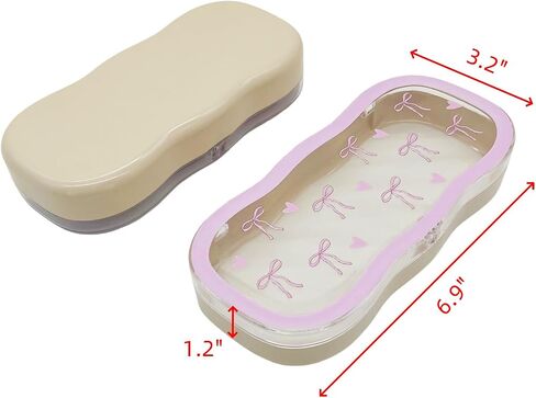 Glasses Case Hard Shell, Cute Sunglasses Case, Glass Cases for Eyeglasses Women, Clear Reading Eye Glass Cases in Saudi Arabia