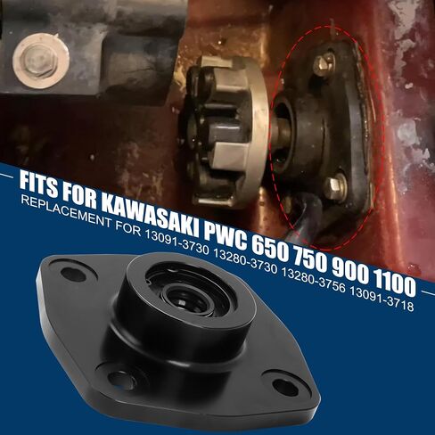 Drive Shaft Bearing Housing Assembly for Kawasaki PWC 650 750 900 1100 Bulk Head Hull Seal Pump，Replacement for 13091-3730 13280-3730 13280-3756 13091-3718 in Saudi Arabia
