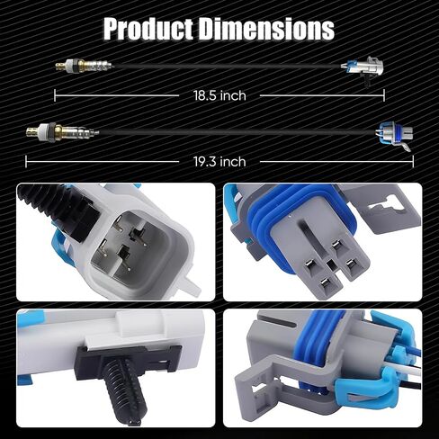 234-4668 213-4229 12609457 4pcs Upstream + Downstream Sensors Oxygen Sensor Compatible with Escalade Chevrolet Avalanche Silverado Tahoe GMC Yukon Sierra in Kuwait