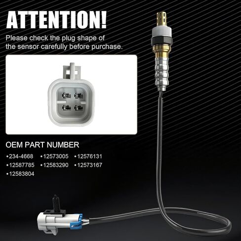234-4668 213-4229 12609457 4pcs Upstream + Downstream Sensors Oxygen Sensor Compatible with Escalade Chevrolet Avalanche Silverado Tahoe GMC Yukon Sierra in Kuwait