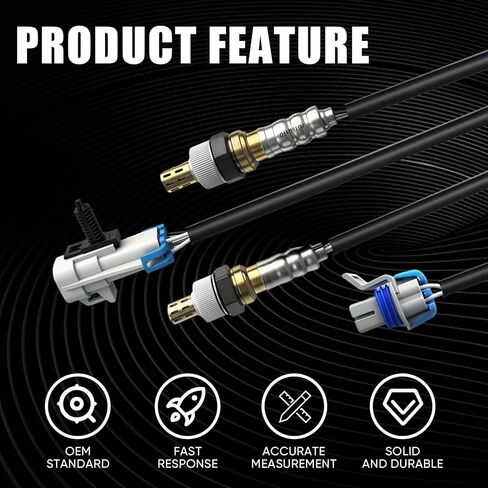 234-4668 213-4229 12609457 4pcs Upstream + Downstream Sensors Oxygen Sensor Compatible with Escalade Chevrolet Avalanche Silverado Tahoe GMC Yukon Sierra in Kuwait