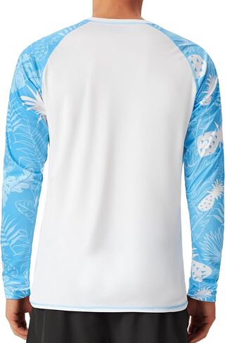 UPF Fisheal 50+ من القمصان السباحة ، قميص حماية من أشعة الشمس الطويلة ، واقي سريع للأشعة فوق البنفسجية الجافة. in Kuwait