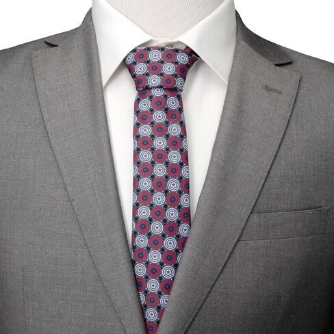 Cufflinks Inc. Captain America Gray Dot Men's Tie in Saudi Arabia