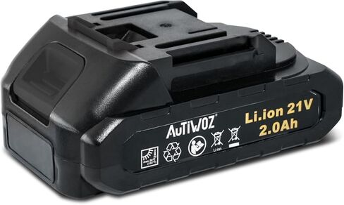 بطارية بيلد التي لا تلتزم السيارة 2.0AH 21V ، متوافقة فقط مع W02PO64 5 بوصة بيلد المداري العشوائي in Saudi Arabia