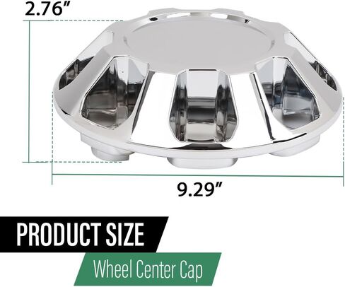 LQI Wheel Center Cap Chrome Compatible with GMC Sierra 2500HD 3500HD 2015-2020 22909152 Silver Plastic in Saudi Arabia