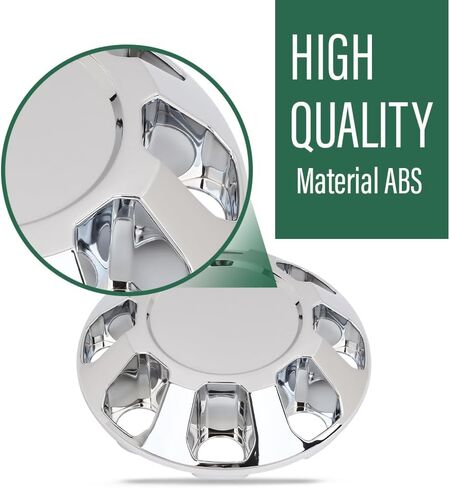 LQI Wheel Center Cap Chrome Compatible with GMC Sierra 2500HD 3500HD 2015-2020 22909152 Silver Plastic in Saudi Arabia