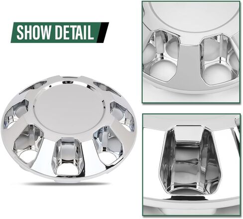 LQI Wheel Center Cap Chrome Compatible with GMC Sierra 2500HD 3500HD 2015-2020 22909152 Silver Plastic in Saudi Arabia
