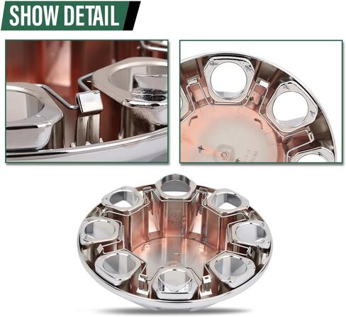 LQI Wheel Center Cap Chrome Compatible with GMC Sierra 2500HD 3500HD 2015-2020 22909152 Silver Plastic in Saudi Arabia