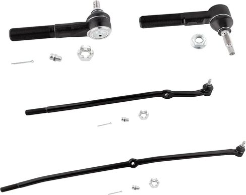 BOXI 4pcs Front Inner Outer Tie Rod Ends Fit for Dodge Ram 1500 2000-2001 / for Dodge Ram 2500 2000-2002 / for Dodge Ram 3500 2000-2002 | MDS1460 MDS1462 MES3526 MES3527 in Saudi Arabia