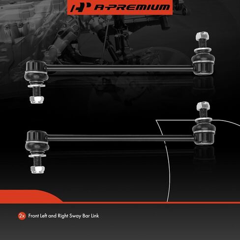 A-Premium 2 x Front Sway Bar Links Stabilizer Bar Links, Compatible with Toyota RAV4 2019-2024, RAV4 Prime 2021-2024, Highlander 2020-2022, Venza 2021-2024 in Saudi Arabia
