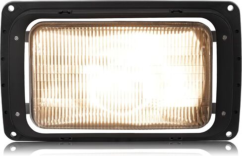 المصابيح الأمامية Hecasa LED LED متوافقة مع 1990-2017 Mack CH613 SFA Hood Truck Set Set Set Set Set Set Set Set & Passenger W/Plubs Clear & Amber Lens Present in Saudi Arabia