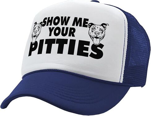 Guacamole - Show Me Your Pitties - Pit Bull Dog Pitbull Love - Vintage Retro Style Trucker Cap Hat in Kuwait