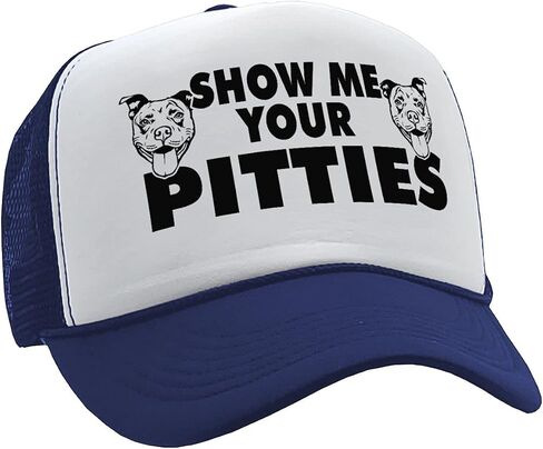 Guacamole - Show Me Your Pitties - Pit Bull Dog Pitbull Love - Vintage Retro Style Trucker Cap Hat in Kuwait