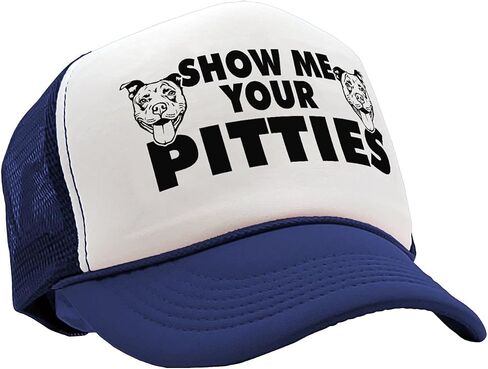 Guacamole - Show Me Your Pitties - Pit Bull Dog Pitbull Love - Vintage Retro Style Trucker Cap Hat in Kuwait