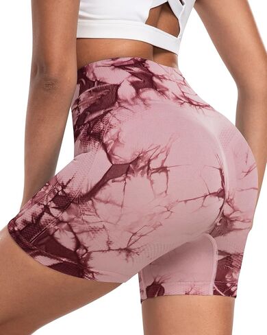 NORMOV Workout Butt Lifting Shorts Women,Seamless High Waist Scrunch Booty Gym Shorts in Kuwait