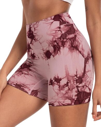 NORMOV Workout Butt Lifting Shorts Women,Seamless High Waist Scrunch Booty Gym Shorts in Kuwait