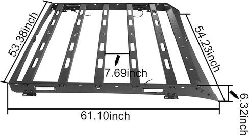 HOOKE ROAD F150 ROOK RACK TOP CARGO CARGARATION LAGGAGE FASTERS FOR FORD RAPTOR & F-150 SUPER CREW 2000 2010 2012 2013 2014 Pickup Truck in Saudi Arabia