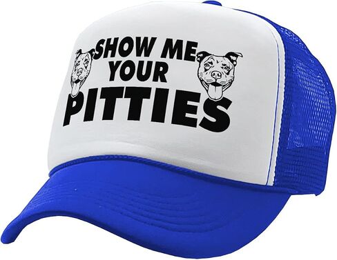 Guacamole - Show Me Your Pitties - Pit Bull Dog Pitbull Love - Vintage Retro Style Trucker Cap Hat in Kuwait