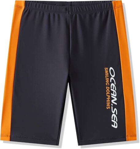 طقم ملابس سباحة للأولاد UPF50+UV مكون من قطعتين للحماية من الطفح الجلدي مع قبعة للأطفال من عمر 4 إلى 14 عامًا in Kuwait