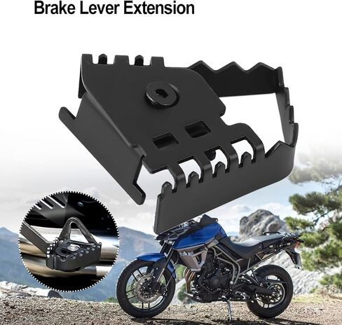 ARAMOX Brake Pedal Enlarge Extension, Rear Foot Brake Lever Pedal Enlarge Extension Pad Extender for F800GS (Electroplating) in Saudi Arabia