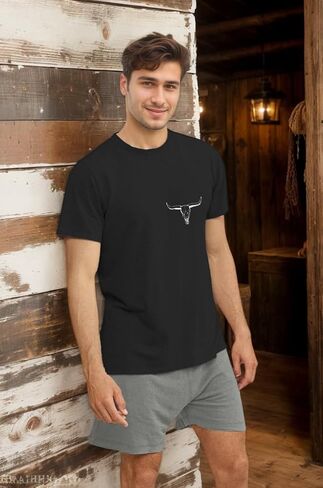Western Shirts for Men Cowboys Letter Print T Shirt Vintage Rodeo Graphic Tee Summer Short Sleeve Tee Top in Saudi Arabia
