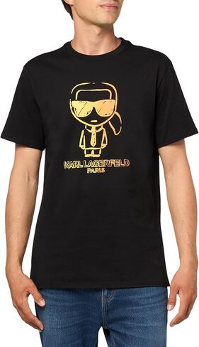 KARL LAGERFELD Men's Pullover Short Sleeve Easy Dressing T-Shirt in Saudi Arabia