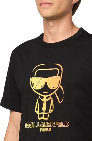 KARL LAGERFELD Men's Pullover Short Sleeve Easy Dressing T-Shirt in Saudi Arabia