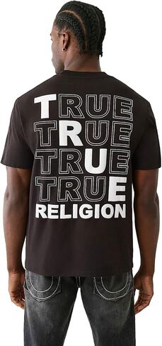True Religion Men's Puff Stitch Tee in Kuwait