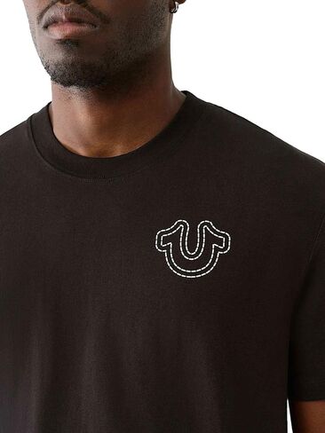 True Religion Men's Puff Stitch Tee in Kuwait