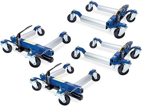 Eastwood Automotive Hydraulic Wheel Dolly 4 قطعة مع رف التخزين in Saudi Arabia