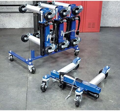 Eastwood Automotive Hydraulic Wheel Dolly 4 قطعة مع رف التخزين in Saudi Arabia