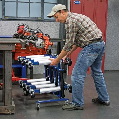 Eastwood Automotive Hydraulic Wheel Dolly 4 قطعة مع رف التخزين in Saudi Arabia