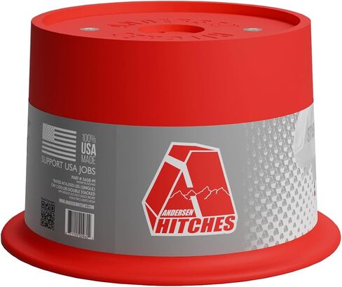 ANDERSEN HITCHES | RV Travel Accessories | 1-Pack Trailer Jack Block w/ Magnets | Quick Leveling Stabilizers for Trailers Jackstand Level Quickjack Heavy Duty Utility Blocks | 3608 in Saudi Arabia