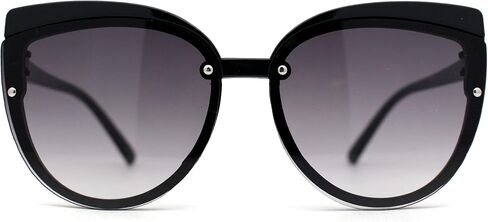 Pop Color Girls Child Size Round Rimless Cat Eye Sunglasses in Saudi Arabia