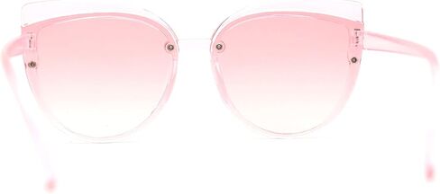 Pop Color Girls Child Size Round Rimless Cat Eye Sunglasses in Saudi Arabia
