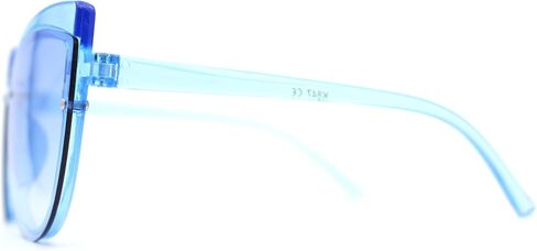 Pop Color Girls Child Size Round Rimless Cat Eye Sunglasses in Saudi Arabia
