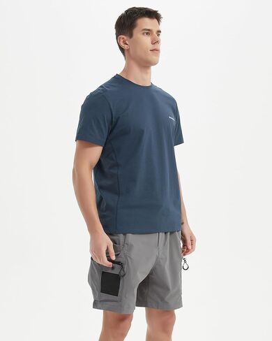 Men's Hiking Shorts Lightweight Quick Dry Casual Cargo Shorts with Multi Pocket for Outdoor Travel in Saudi Arabia