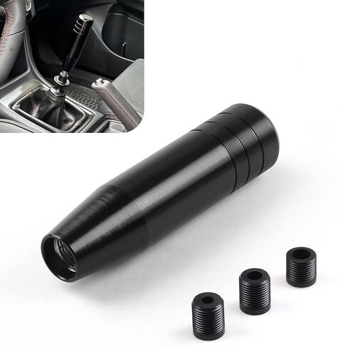 5.12" Shift Knob, Aluminum Alloy Automatic Gear Shift Knob, Heavy Weighted Long Stick Shifting Lever Handle Fit Most Manual Automatic Transmission in Saudi Arabia