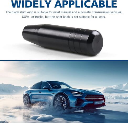 5.12" Shift Knob, Aluminum Alloy Automatic Gear Shift Knob, Heavy Weighted Long Stick Shifting Lever Handle Fit Most Manual Automatic Transmission in Saudi Arabia