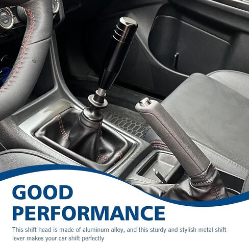 5.12" Shift Knob, Aluminum Alloy Automatic Gear Shift Knob, Heavy Weighted Long Stick Shifting Lever Handle Fit Most Manual Automatic Transmission in Saudi Arabia