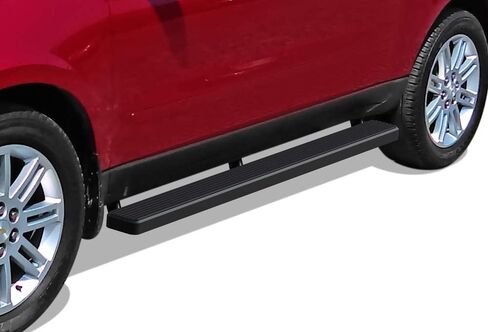APS 6in من الفولاذ المقاوم للصدأ للركض الأسود متوافق مع Chevy Traverse 2007-2017 و Buick Enclave 2007-2009 (Explude Denali) (Nerf Bars Side Steps) in Saudi Arabia