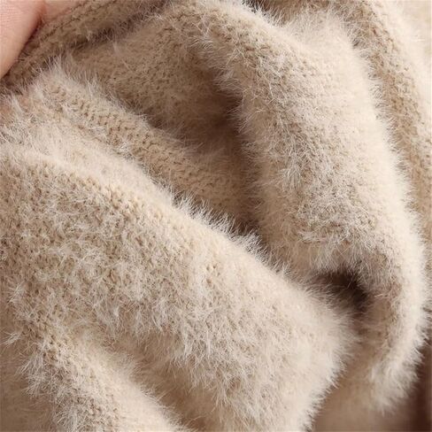 Women Cashmere Two Pcs Sweater Set Loose Knitted Jumper+ Pant Tracksuit Warm Suit in Saudi Arabia