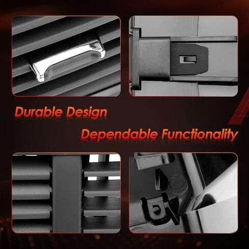 Center Dash A/C Air Vent ، متوافق مع عام 2011-2015 فورد إكسبلورر ، 2013-2015 أداة اعتراض الشرطة ، إدراج مصبغة مخرج وحدة التحكم ، يحل محل# BB5Z-19893-AD in Saudi Arabia